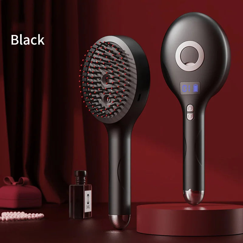 Handheld Vibration Micro-current EMS Head Massage Wireless Red light Drug Spray Massage Comb Head Fatigue Anti-hair Loss Massage