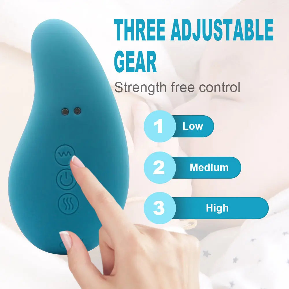 Relief TMJ Jaw Massager Lactation Massager ,10Vibration Modes,EasesJaw&NeckPain,Stiffness,Tension,HeadachesMigraine Relief