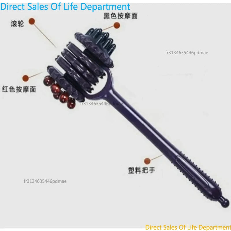 Cervical Lumbar Leg Massage Hammer, Scorpion Knocking Massage Roller Massager, Meridian Patted Massage Tool for Body Care