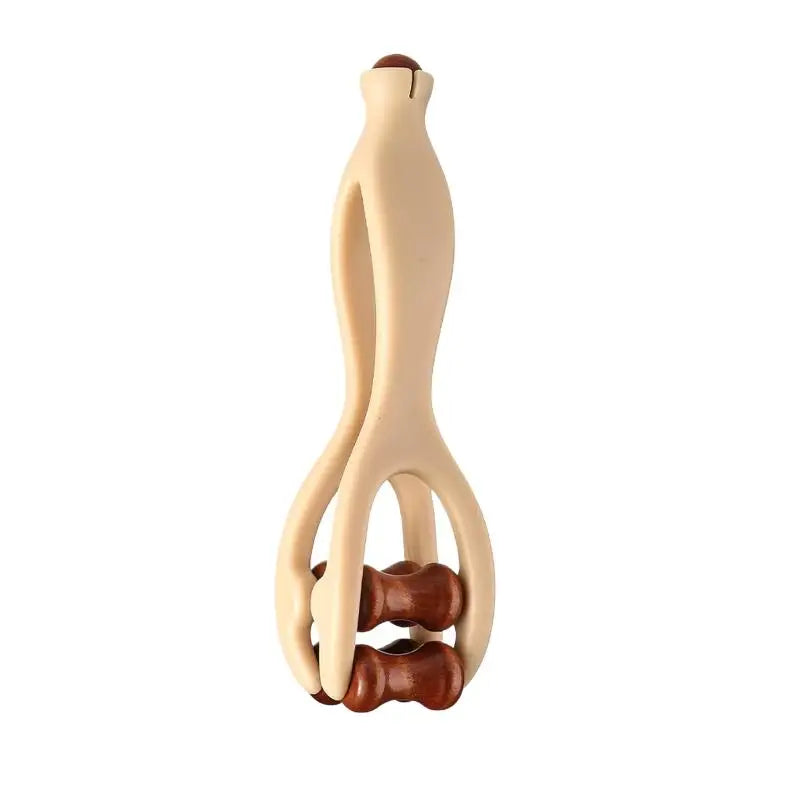 For Hand Meridian Relief Solid Wood Finger Massage Roller With 360° Rollers Clip Design Finger Massager Acupressure Stick