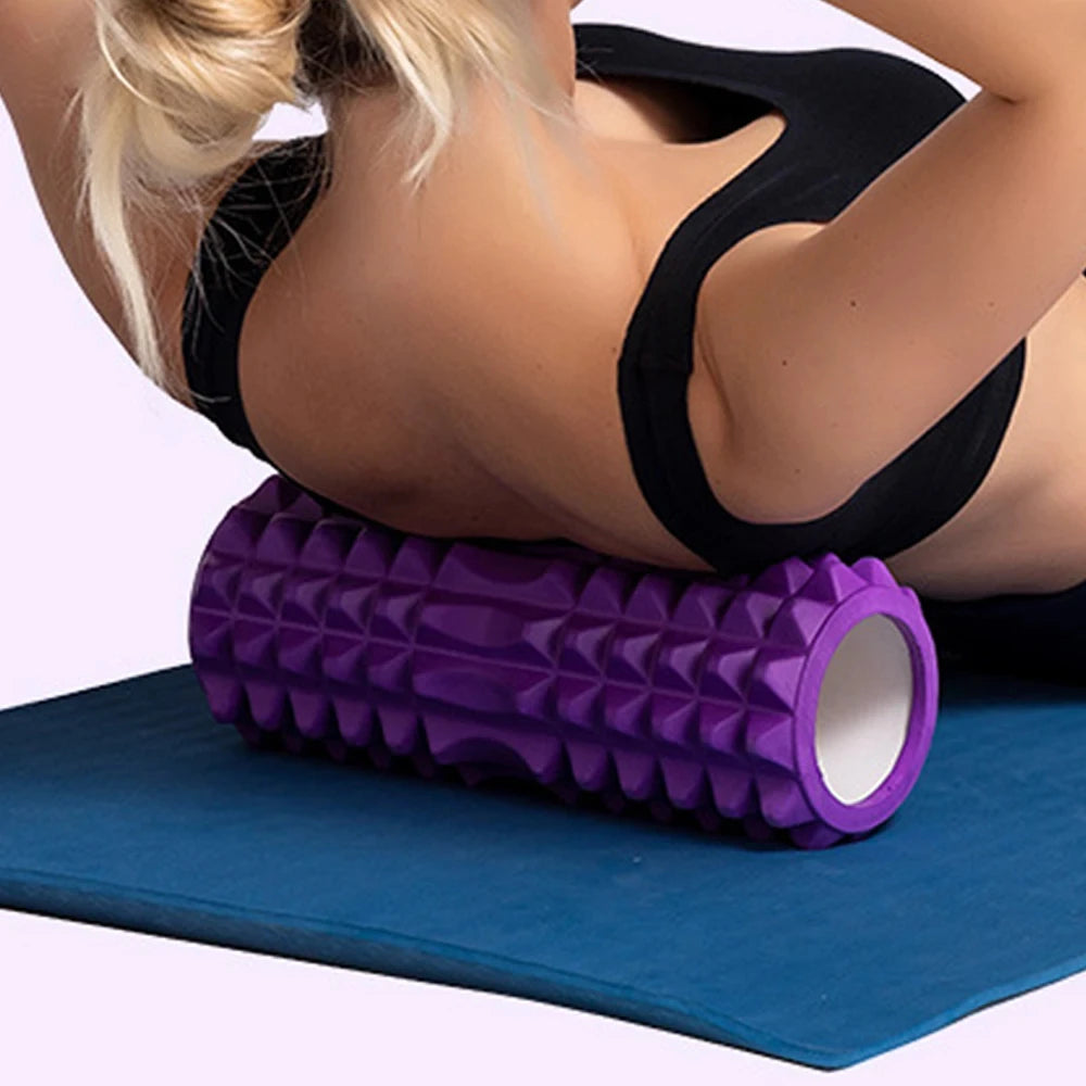Yoga Foam Roller Set Muscle Massage Block Yoga Brick Pilates Tools Gym Fitness Exercise Equipment for Muscle Relaxation