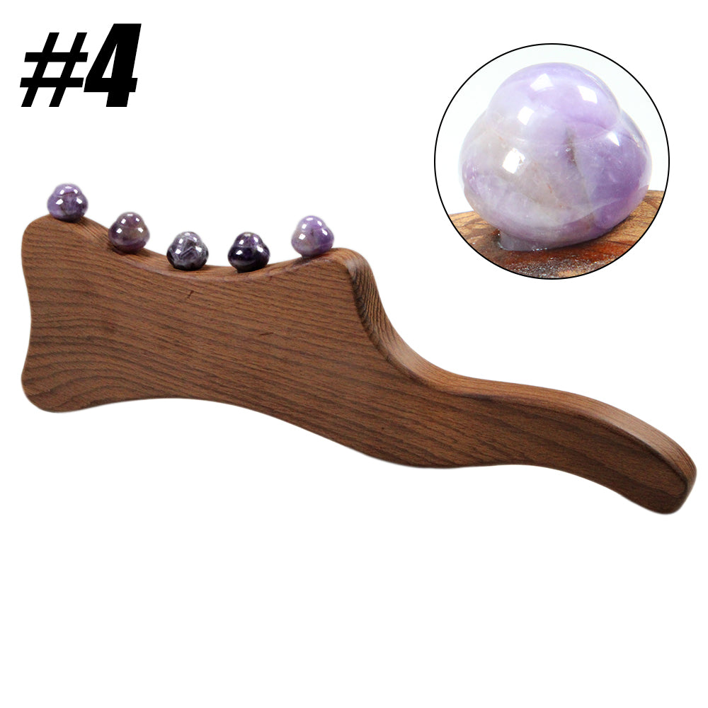 Wooden Massager Handheld Massager Stick for Fascia,Cellulite, Muscle & Abdomen ,Body Therapy Massager, Muscle Belly Relief Tool