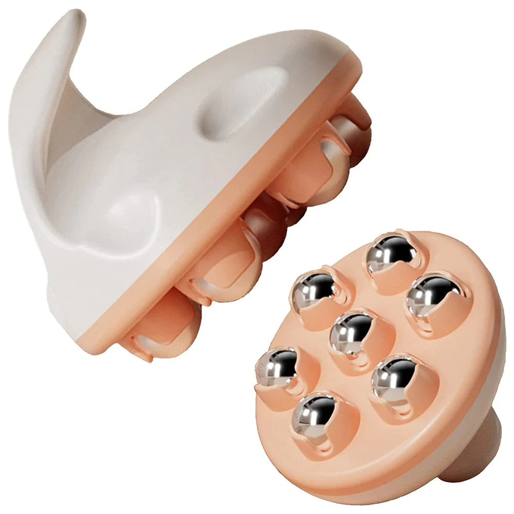 7-Bead Body Ball Roller Massager Professional Anti Cellulite Muscle Pain Relief Relax Massage Neck Back Shoulder Face Lifting