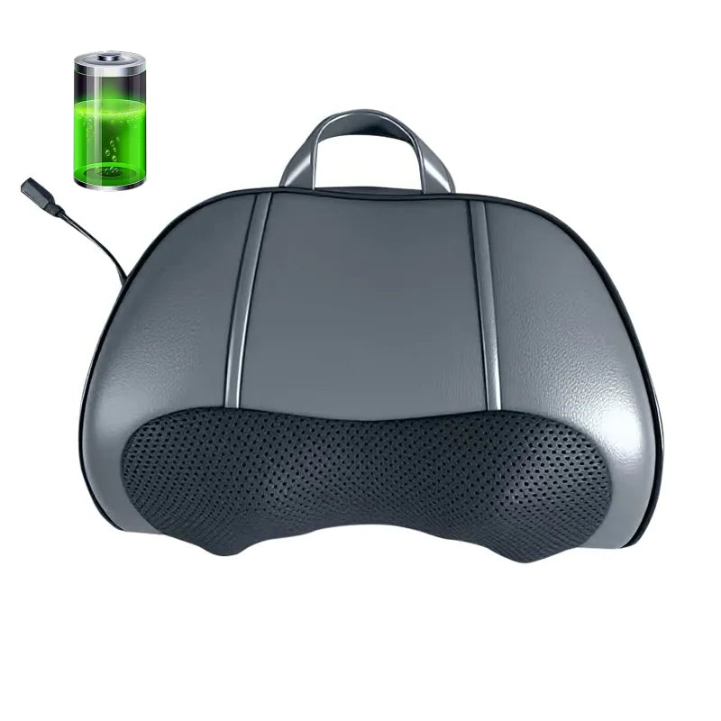 Back Massager for Deep Tissue Shiatsu Lower Neck Massager with Heat 3D Kneading Massage Pillow for Shoulder Legs Gifts for Mom D