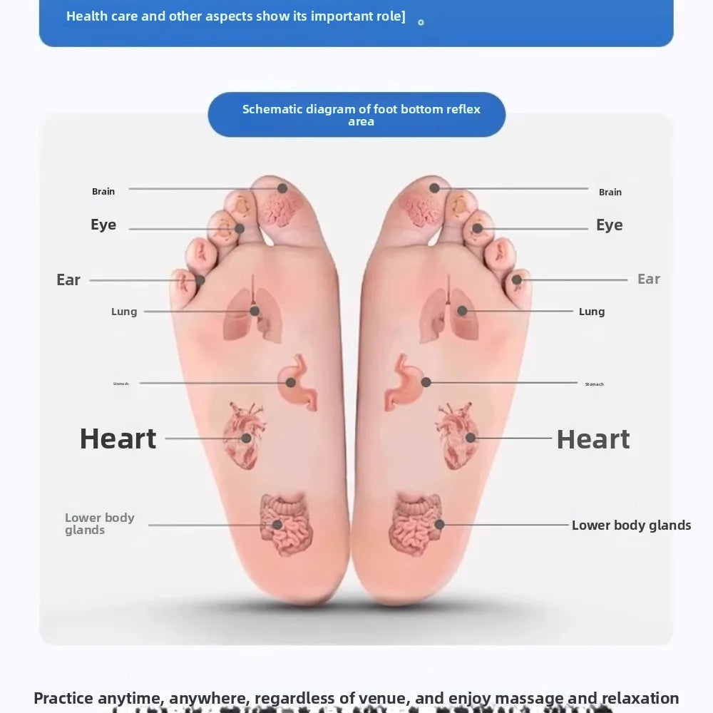 Round Foot Massage Mat, Super Jogging Acupressure Plate Indoor in-place Running Foot Pad Foot Massage Roller for Plantar Relief