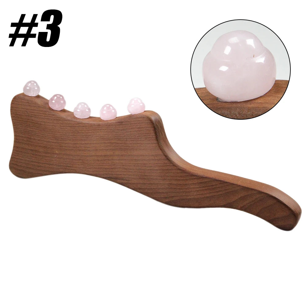 Wooden Massager Handheld Massager Stick for Fascia,Cellulite, Muscle & Abdomen ,Body Therapy Massager, Muscle Belly Relief Tool