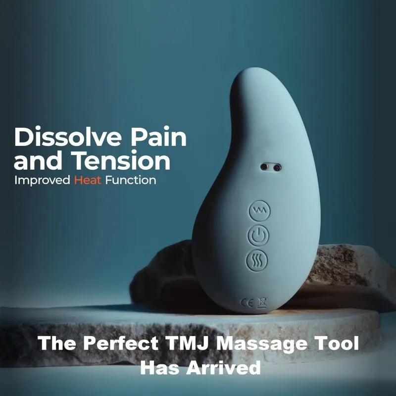 Relief TMJ Jaw Massager Lactation Massager ,10Vibration Modes,EasesJaw&NeckPain,Stiffness,Tension,HeadachesMigraine Relief