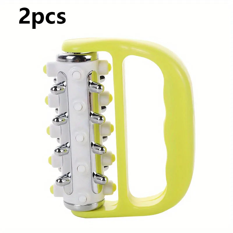 Multifunctional Handheld Cellulite Massager Deep Tissue Roller for Legs Arms Belly Neck Portable Full-Body Muscle Relief Tool