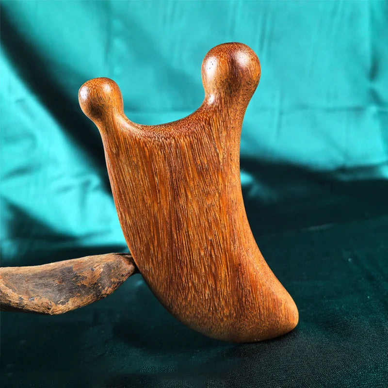 Nose Scraping Tool Wooden Face Massager Portable Scraping Face Slimming Lifting Tendons Shave Face Board Body Massage Tool
