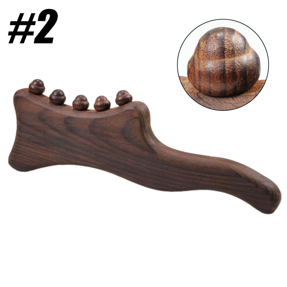 Wooden Massager Handheld Massager Stick for Fascia,Cellulite, Muscle & Abdomen ,Body Therapy Massager, Muscle Belly Relief Tool