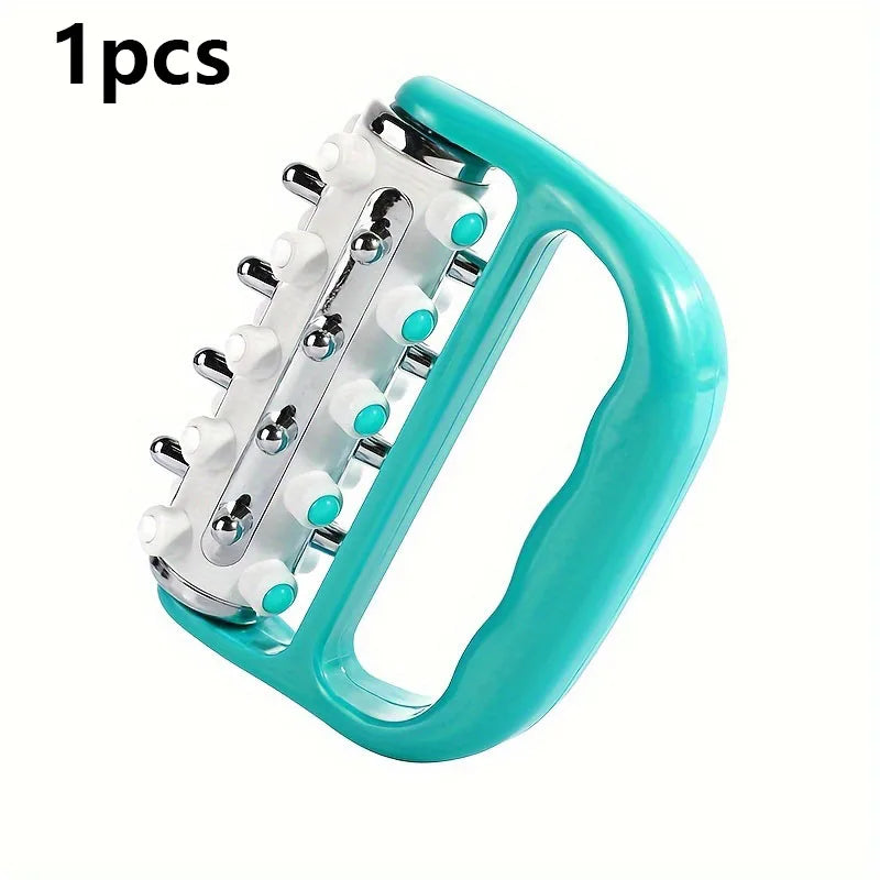 Multifunctional Handheld Cellulite Massager Deep Tissue Roller for Legs Arms Belly Neck Portable Full-Body Muscle Relief Tool