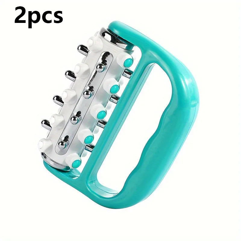 Multifunctional Handheld Cellulite Massager Deep Tissue Roller for Legs Arms Belly Neck Portable Full-Body Muscle Relief Tool