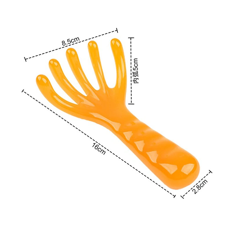 1 Pcs Head Massager Manual Hair Scalp Massager Gua Sha Five Claw Massage Tool Comb Portable Handheld Resin Relax Tool For Gifts