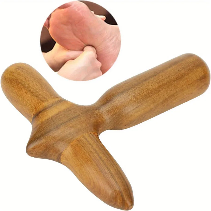 1 Pc Wood Foot Massage Tool Made of Wood Ergonomic Reflexology Tool Single Massage Stick Designed for Muscle Foot Care Tools