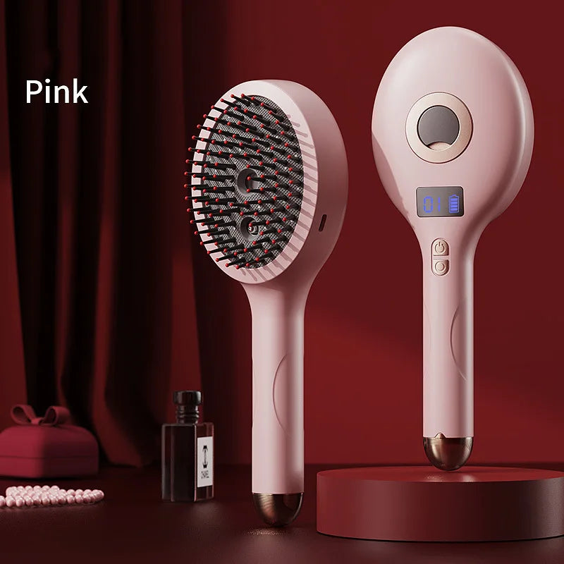 Handheld Vibration Micro-current EMS Head Massage Wireless Red light Drug Spray Massage Comb Head Fatigue Anti-hair Loss Massage