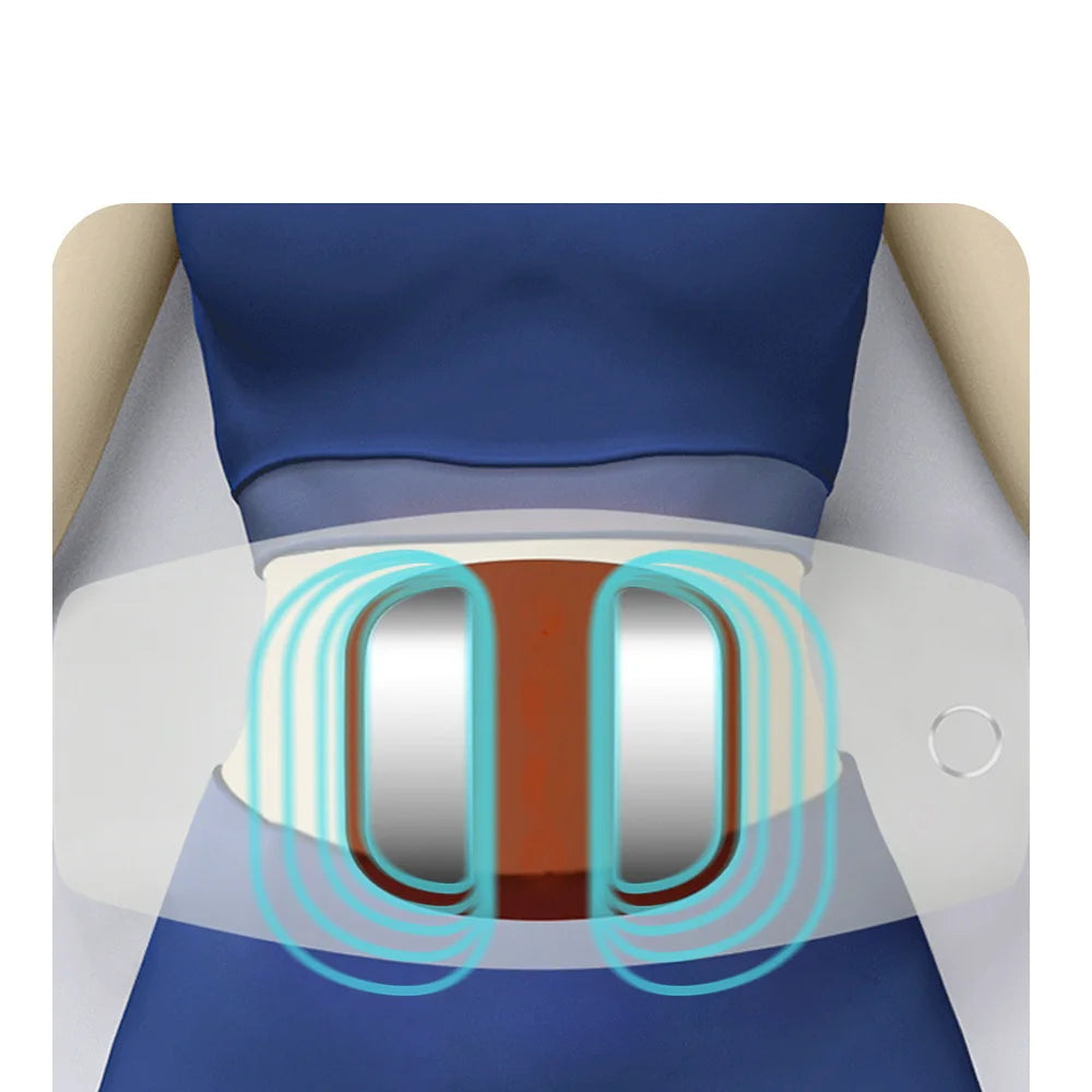Ergonomic Electric Lumbar Traction Massager Adjustable Vibration Waist Spine Support Back Massage Machine Inflatable Stretcher