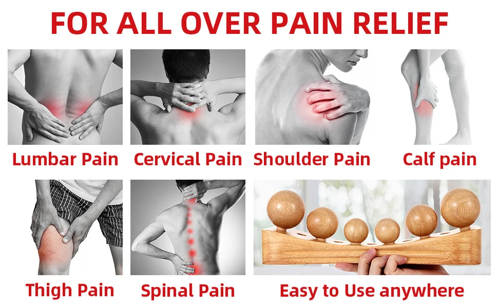 Psoas Muscle Hip Release Tool,Trigger Point Massager,Wood Therapy Massage Tools,Physical Therapy for Occipital Cordus & Back