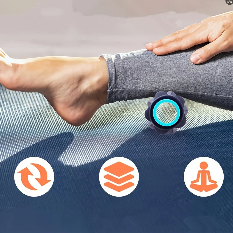 1 plantar fascia foot massager, household flat foot rolling trainer
