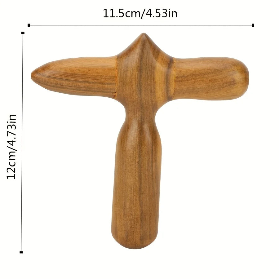 1 Pc Wood Foot Massage Tool Made of Wood Ergonomic Reflexology Tool Single Massage Stick Designed for Muscle Foot Care Tools