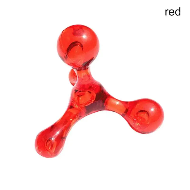 Handheld Arch Body Massager Health Balance Four Ball Back Mini Massage Stick Relax  Acupressure Health Massage Tool