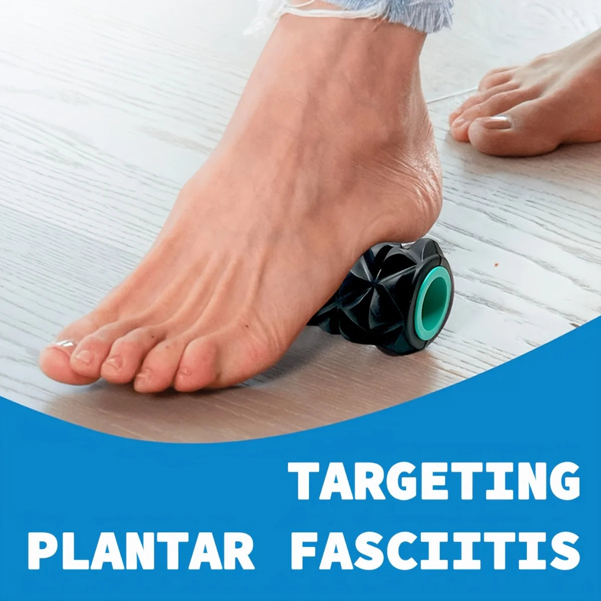 1 plantar fascia foot massager, household flat foot rolling trainer