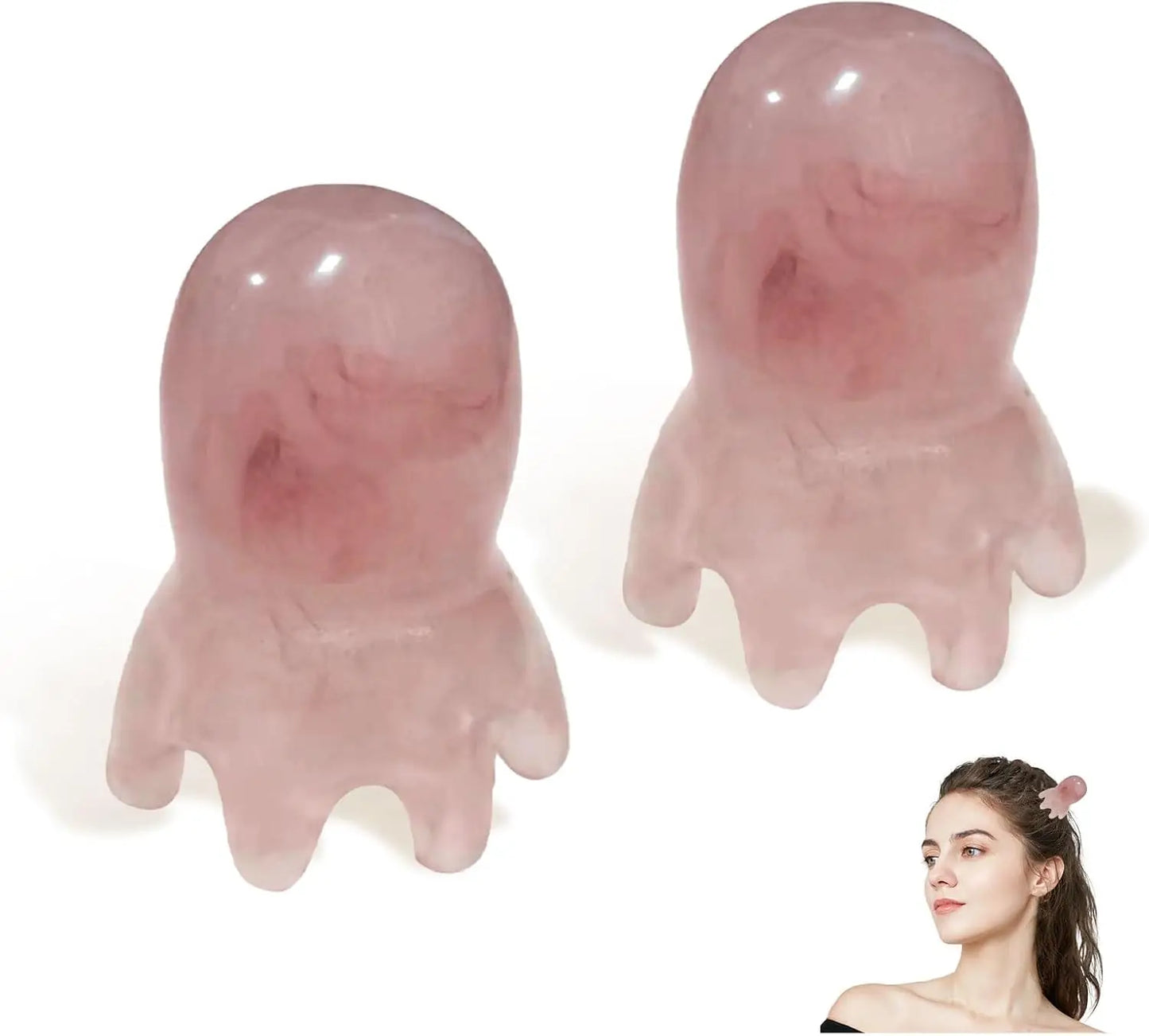 Octopus Head Massage Comb Manual Scalp Massage Tool for Head and Body Relaxation Portable Acupressure Massager for Home Office