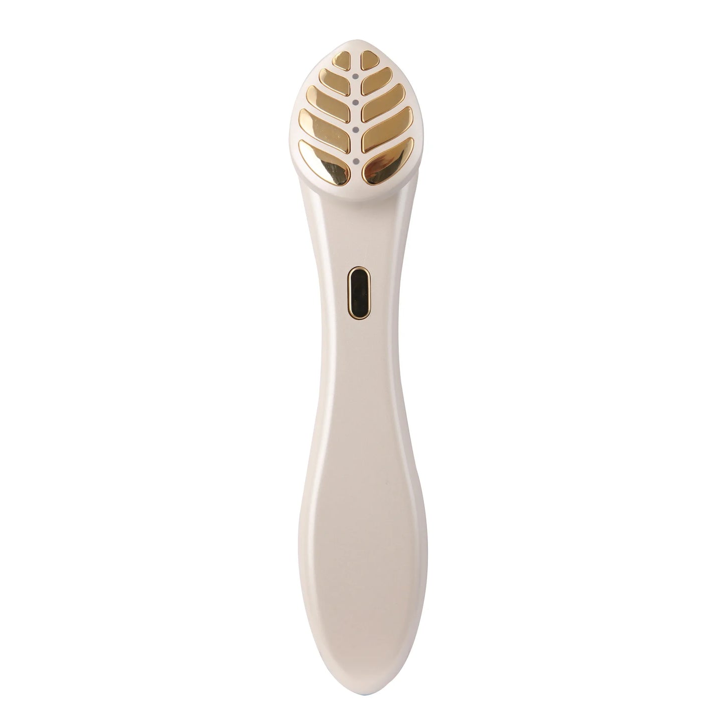 Led Eye Massage Pen Efficient Massage EMS Instrument With Golden Leaf Vibrating Massager