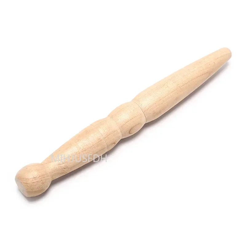 Natural Wooden Foot Body Massage Stick Relieve Muscle Soreness Relaxing Tool Foot Reflexology Massager Hot  Beauty Health