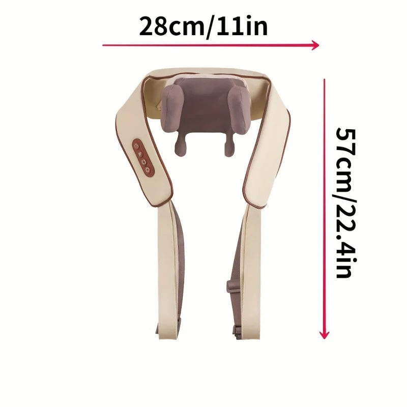 1 Shoulder and Neck Massager Professional Edition - With realistic humanoid massage, rechargeable to relax muscles, home masseur