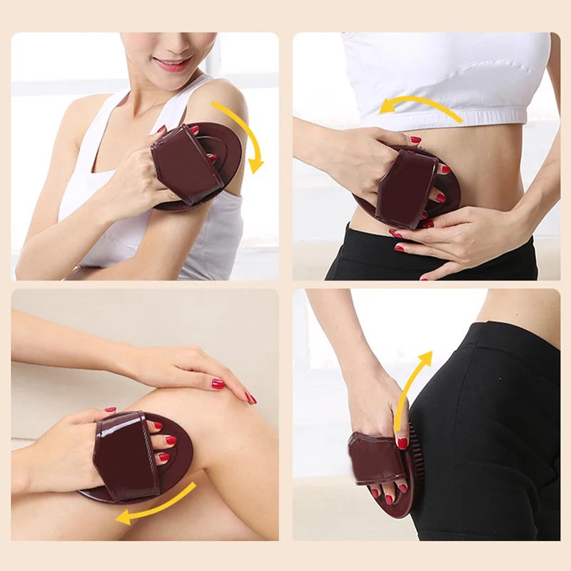 Massage Brush Body Massager Brush Gua Sha Scraping Board Massage Brush Scrapper Anti Cellulite Slimming Relaxing Scrub Massager