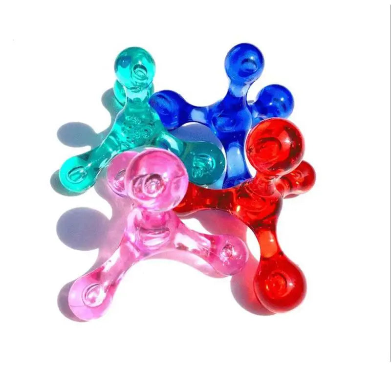 Handheld Arch Body Massager Health Balance Four Ball Back Mini Massage Stick Relax  Acupressure Health Massage Tool