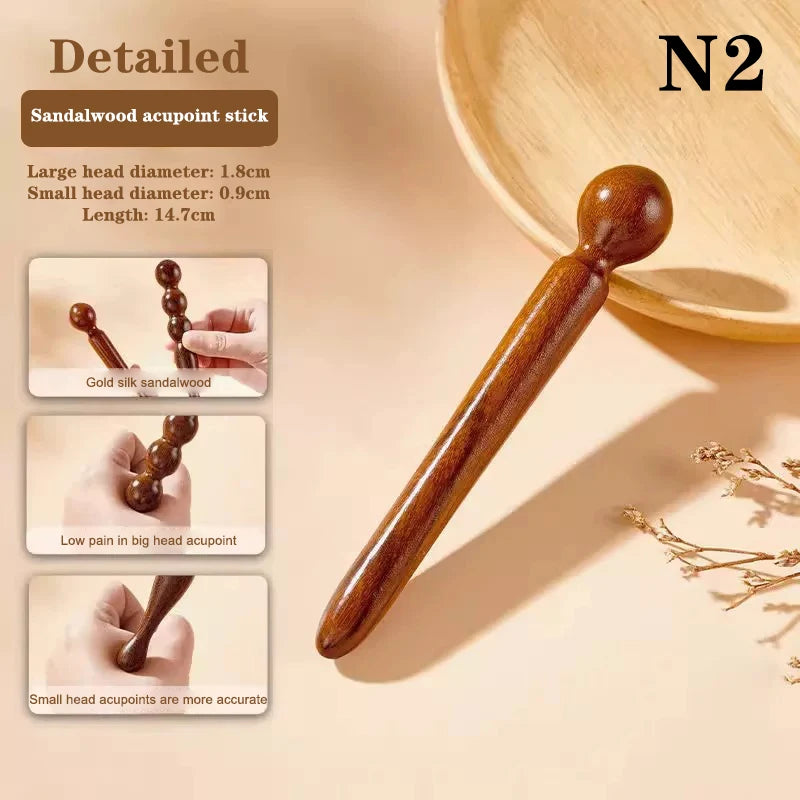 Acupoint Stick Foot Head Body Massage Stick Meridian Massage Beauty Accessories Acupoint Massage Tool