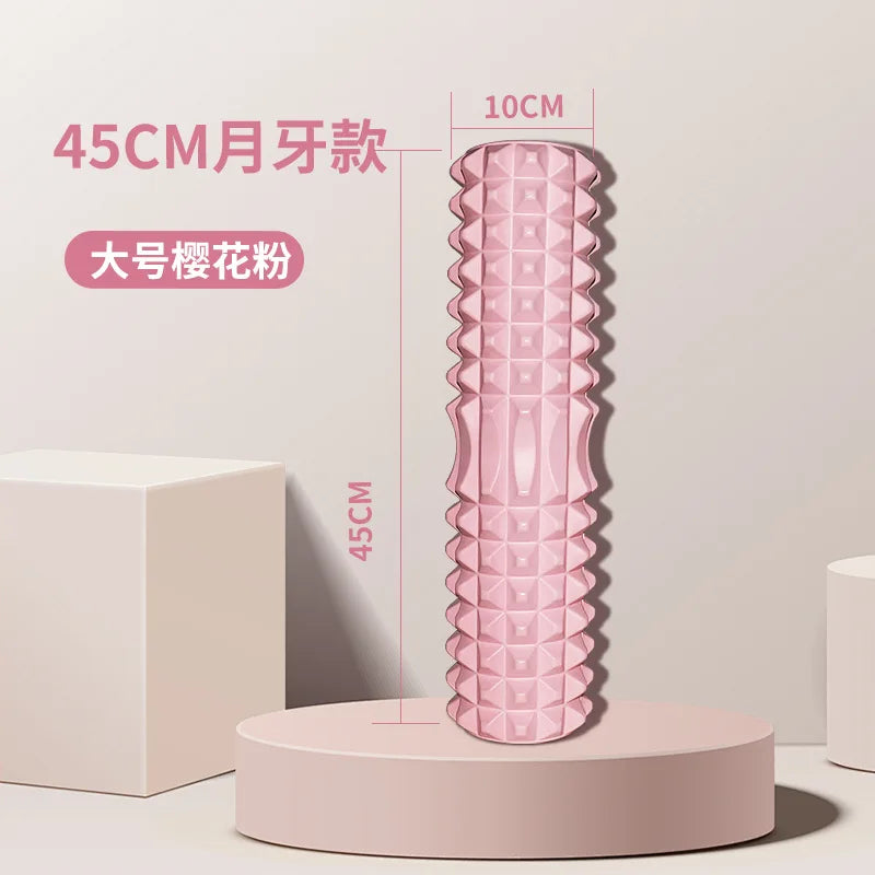 Yoga Foam Roller Set Muscle Massage Block Yoga Brick Pilates Tools Gym Fitness Exercise Equipment for Muscle Relaxation