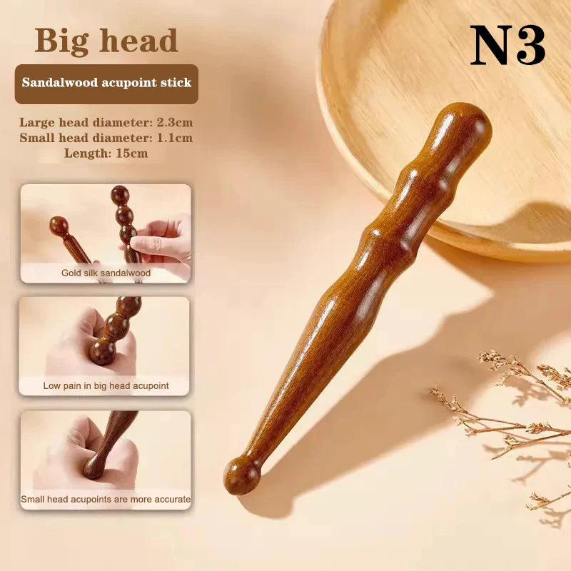 Acupoint Stick Foot Head Body Massage Stick Meridian Massage Beauty Accessories Acupoint Massage Tool